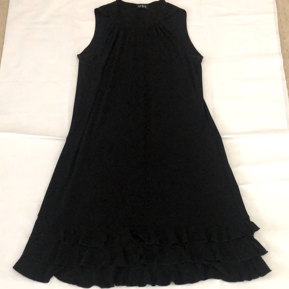 MSK (Macys) Black nylon dress